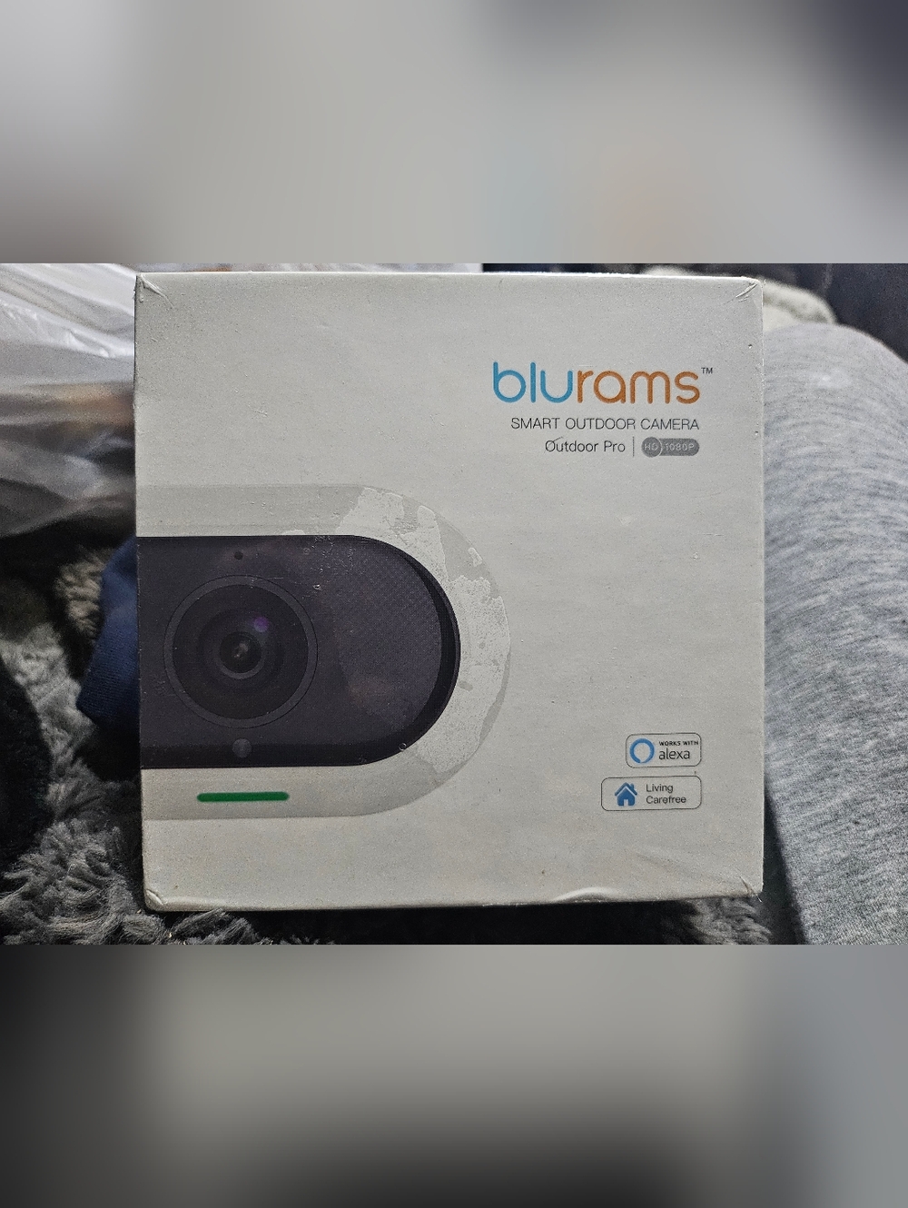 Blurams NIB Smart Outdoor Camera - White/Black